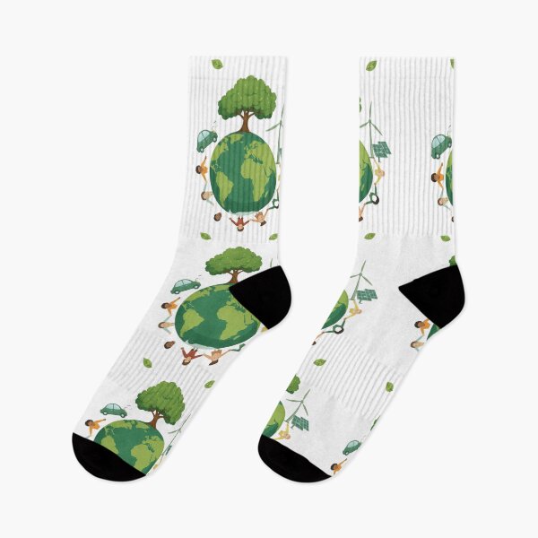 Item preview, Eco Friendly Earth - Green Energy & Sustainable Planet Illustration designed and sold by carolinkaau.