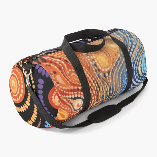 Item preview, Aboriginal Inspired Dot Art - Pointillist Lava and Water designed and sold by GrinGalore.