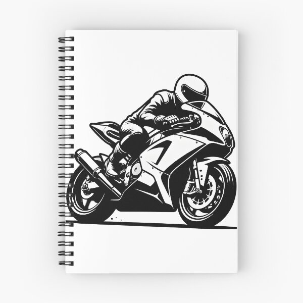 Item preview, Sport Motorcycle Silhouette designed and sold by SunDrift.