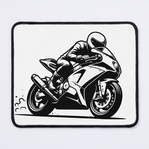 Item preview, Sport Motorcycle Silhouette designed and sold by SunDrift.