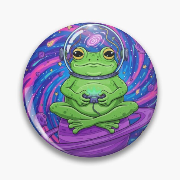 Item preview, Galaxy Gamer Frog | Cute Space Gaming Frog Aesthetic designed and sold by SunnyIris.