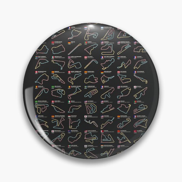 Item preview, Formula 1 Championship History | Grand Prix Circuit Maps designed and sold by aio.