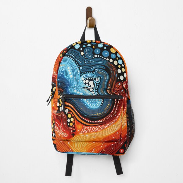 Item preview, Aboriginal Inspired Dot Art - Flow of Water and Lava designed and sold by GrinGalore.