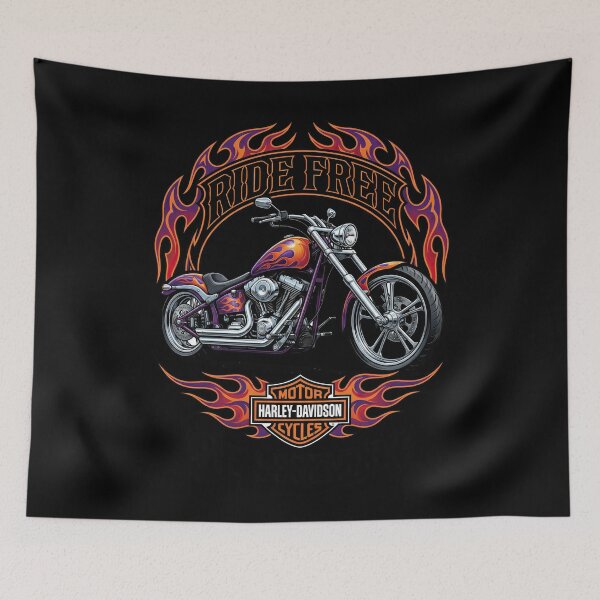 Item preview, Harley Davidson American Steel Motorcycle Illustration designed and sold by enzoade.