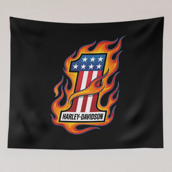 Item preview, Harley Davidson Vintage Skull Motorcycle Artwork designed and sold by enzoade.