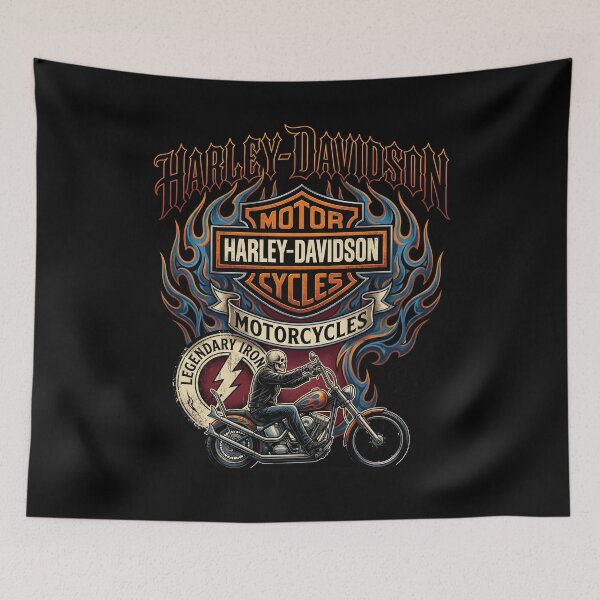 Item preview, Harley Davidson Iron Rider Biker Graphic designed and sold by enzoade.