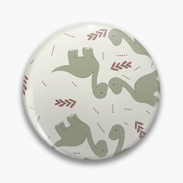Item preview, Earthy Boho Brontosaurus & Botanical Leaf Pattern designed and sold by  Boho Vibes Studio.