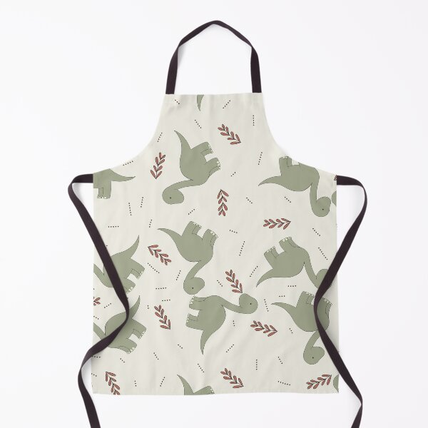Item preview, Earthy Boho Brontosaurus & Botanical Leaf Pattern designed and sold by  Boho Vibes Studio.