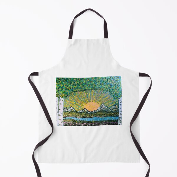 Item preview, Sunrise amongst the Birch Trees designed and sold by AKlecticDesigns.