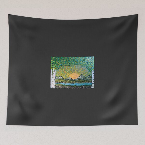 Item preview, Sunrise amongst the Birch Trees designed and sold by AKlecticDesigns.