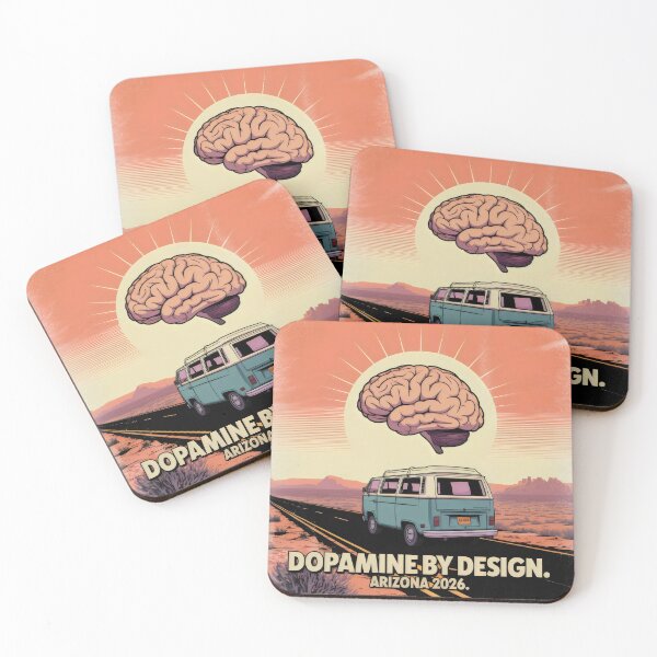 Item preview, Dopamine By Design Vintage Road Trip for Mental Health designed and sold by SplashTastic.