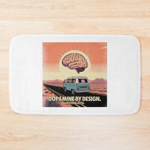 Item preview, Dopamine By Design Vintage Road Trip for Mental Health designed and sold by SplashTastic.