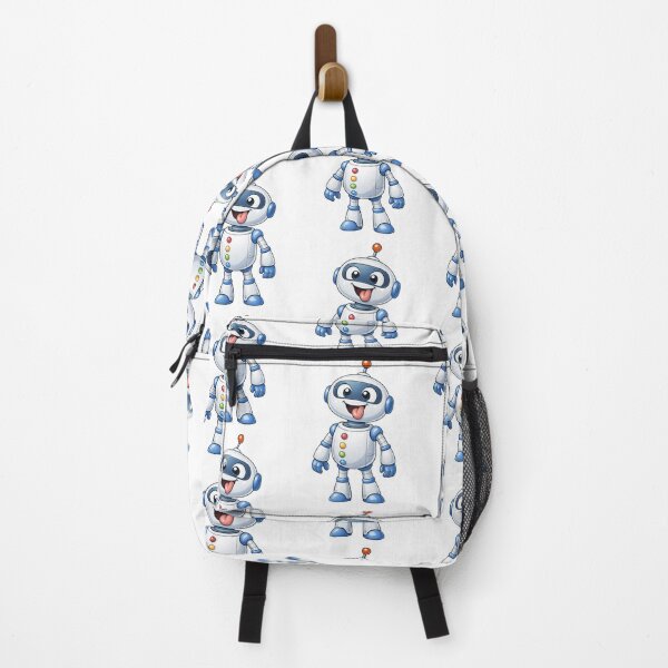 Item preview, Cheerful Cartoon Robot Mascot designed and sold by PriyankaSonara.