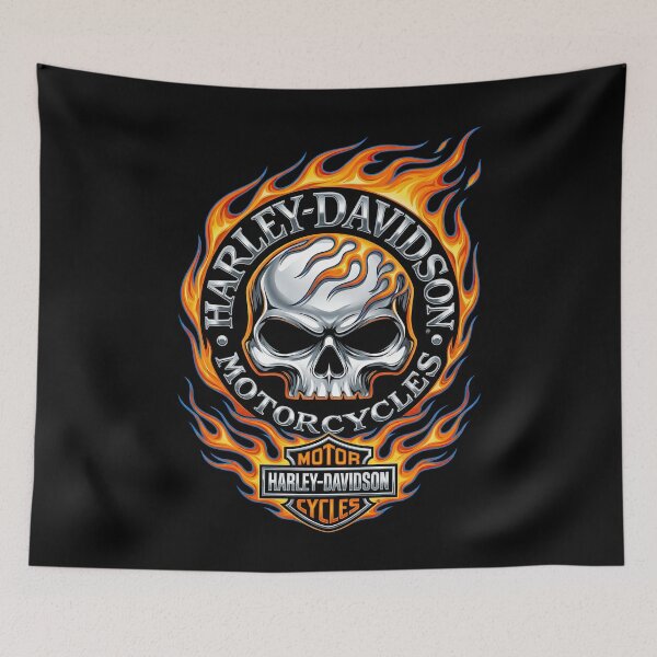 Item preview, Harley Davidson Classic Chopper Graphic Artwork designed and sold by enzoade.