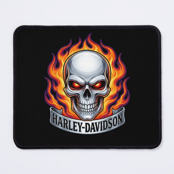 Item preview, Harley Davidson Eagle Rider Motorcycle Illustration designed and sold by enzoade.
