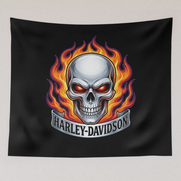 Item preview, Harley Davidson Eagle Rider Motorcycle Illustration designed and sold by enzoade.