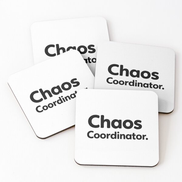 Item preview, Chaos Coordinator - Funny Minimal Typography designed and sold by MountainD.
