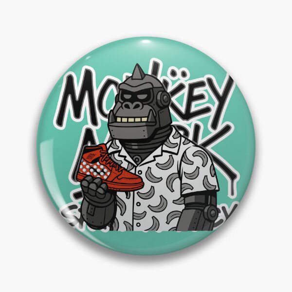 Item preview, MONKEY MARK – Robot Ape Sneaker Style designed and sold by DixTartare.