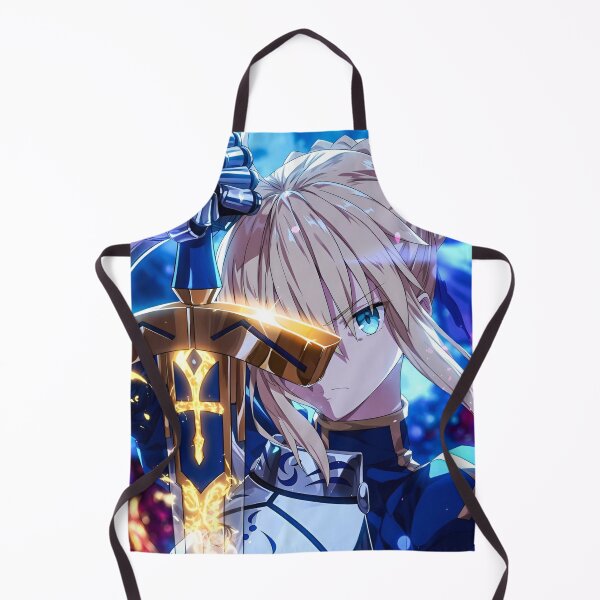Item preview, Moonlit Excalibur – Anime Knight with Glowing Sword designed and sold by Dyan4.
