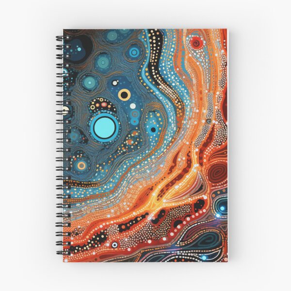 Item preview, Aboriginal Inspired Pattern - With Underwater Lava designed and sold by GrinGalore.