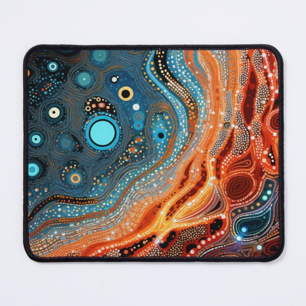 Item preview, Aboriginal Inspired Pattern - With Underwater Lava designed and sold by GrinGalore.