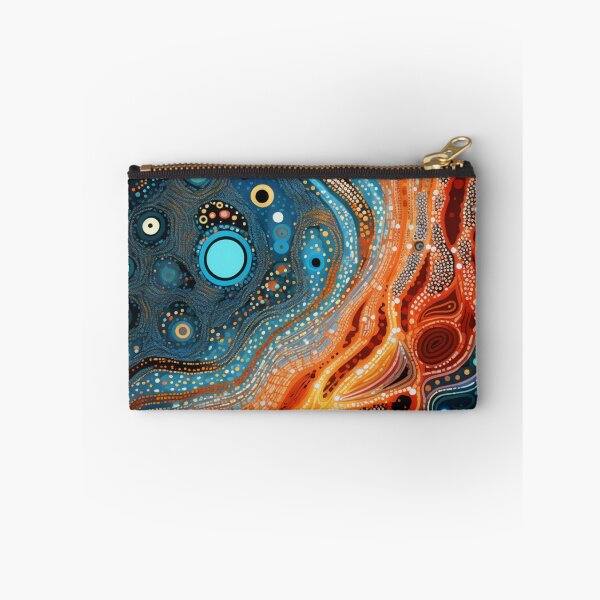 Item preview, Aboriginal Inspired Pattern - With Underwater Lava designed and sold by GrinGalore.