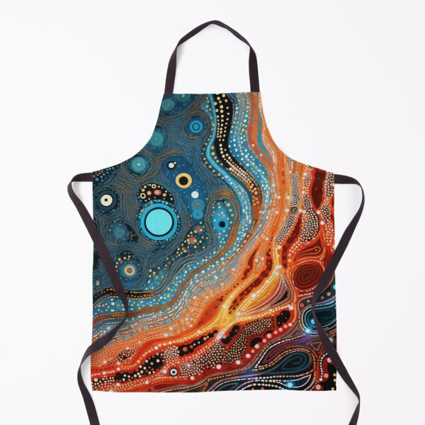 Item preview, Aboriginal Inspired Pattern - With Underwater Lava designed and sold by GrinGalore.