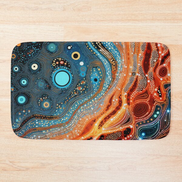Item preview, Aboriginal Inspired Pattern - With Underwater Lava designed and sold by GrinGalore.