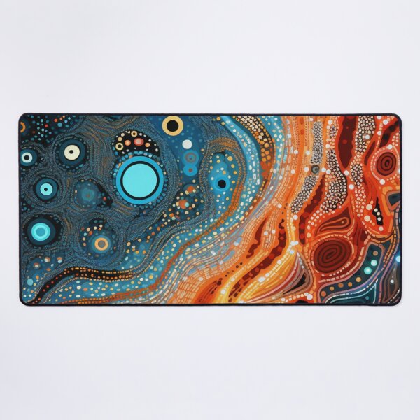 Item preview, Aboriginal Inspired Pattern - With Underwater Lava designed and sold by GrinGalore.