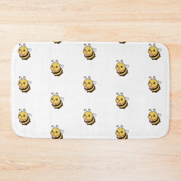 Item preview, Cute Kawaii Bee with Flower | Adorable Bumblebee Illustration designed and sold by SunnyIris.