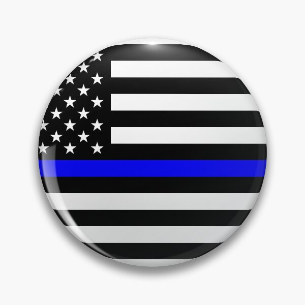 Item preview, Thin Blue Line American Flag designed and sold by arkhala.