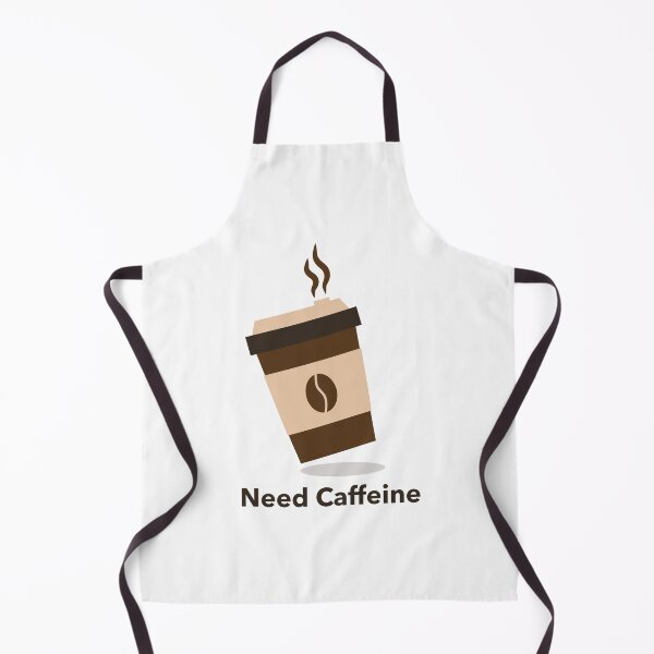 Item preview, Disposable paper coffee cup for takeaway with the message "Need caffeine." designed and sold by Nengsang.