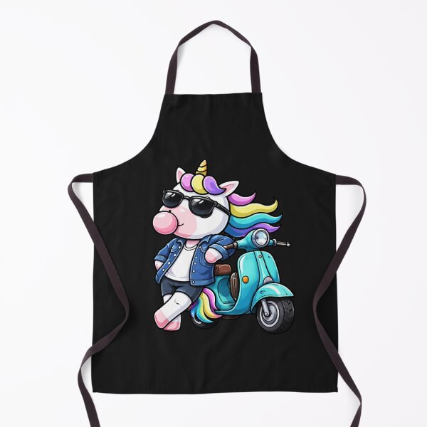 Item preview, Road Trip Rebel Unicorn – Cute Chibi Retro Scooter Aesthetic Cartoon designed and sold by ColorSplash123.