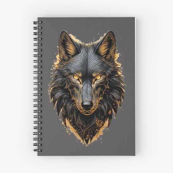 Aperçu de l'œuvre La royauté du carbone : Le loup d'or créée et vendue par Shift-Bloom.