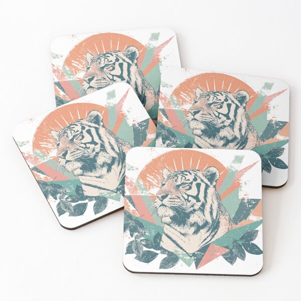 Item preview, Retro Tiger, worn nature designed and sold by raito-seven.