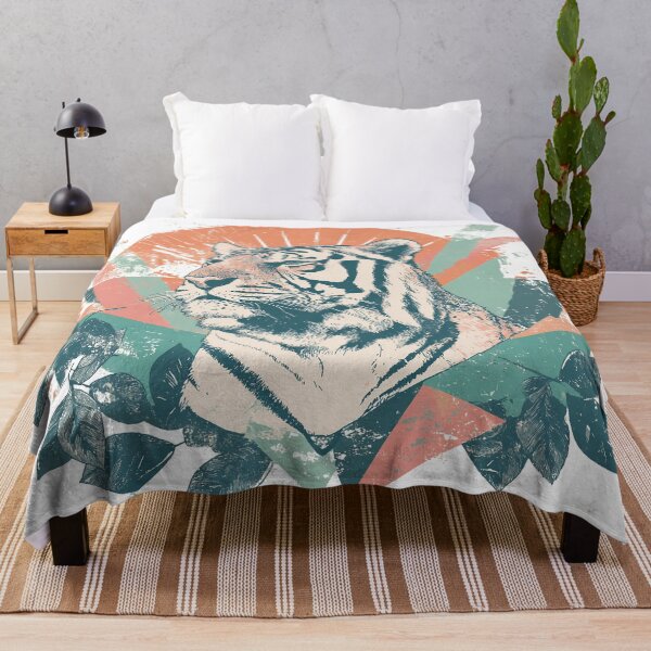 Item preview, Retro Tiger, worn nature designed and sold by raito-seven.