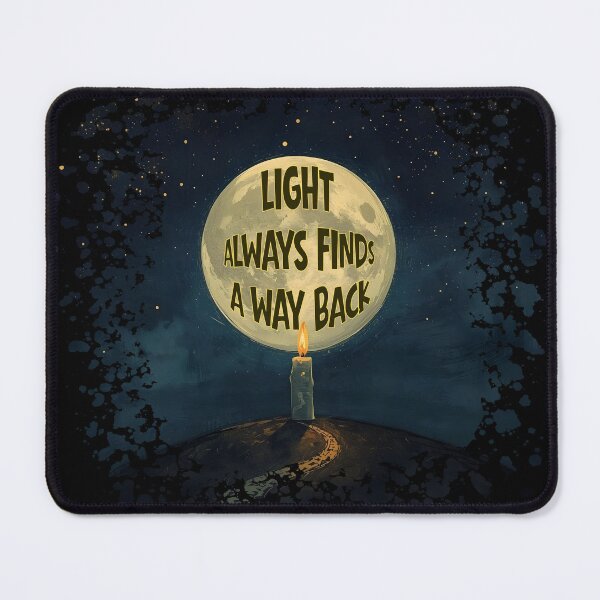 Item preview, Light Always Finds a Way Back – Inspirational Hope & Healing Art designed and sold by TestudoDesign.