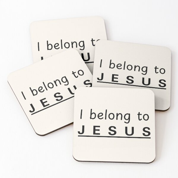 Item preview, I Belong to Jesus Modern Christian Statement designed and sold by FaithStatement.