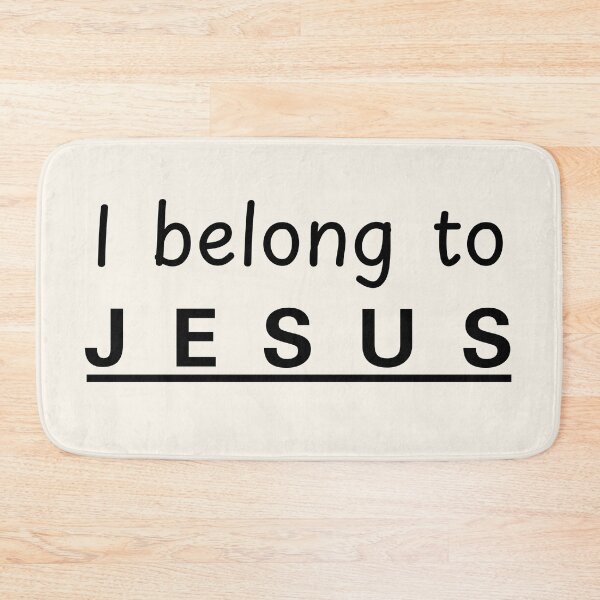 Item preview, I Belong to Jesus Modern Christian Statement designed and sold by FaithStatement.