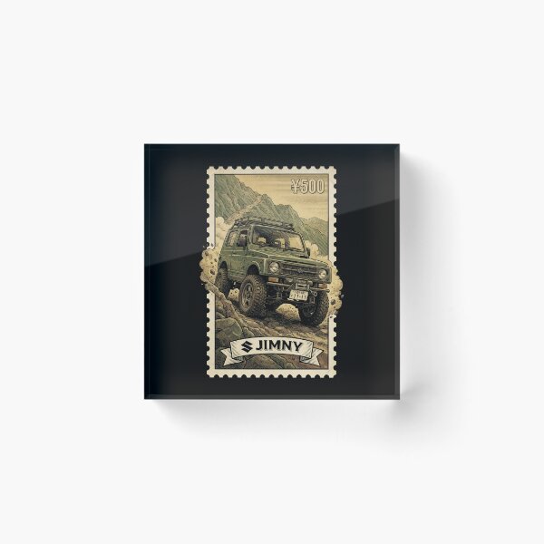 Item preview, Green Compact 4x4 Offroad Adventure Stamp designed and sold by G350.