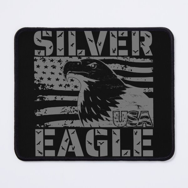 Item preview, Silver Eagle on the American Flag designed and sold by ChemiroL.