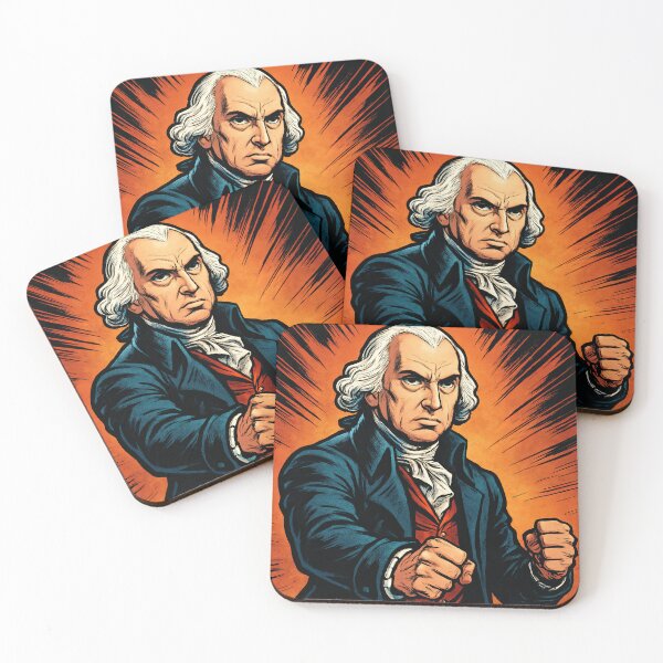 Item preview, James Madison, leader   | Comics - Cartoon style designed and sold by ComicsFactory.