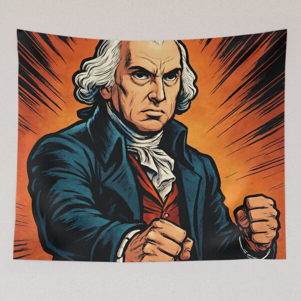 Item preview, James Madison, leader   | Comics - Cartoon style designed and sold by ComicsFactory.