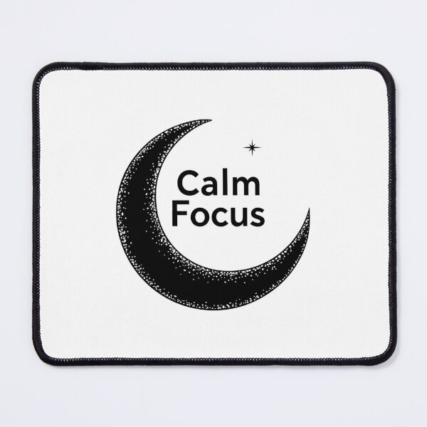 Item preview, Calm Focus Moon Emblem With Star designed and sold by FWLKIT.