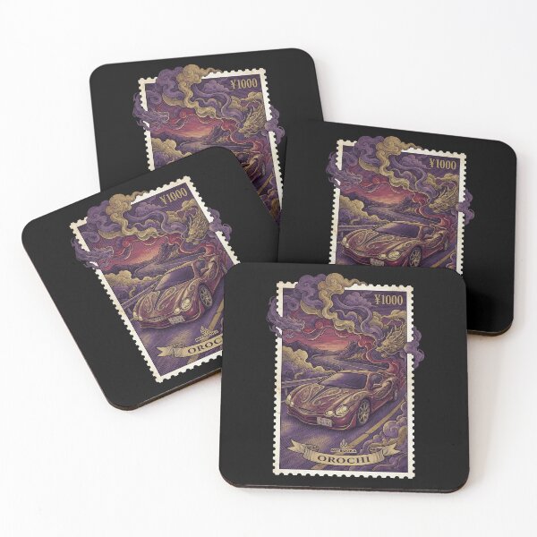Item preview, Purple Dragon Supercar Mythical Stamp Art designed and sold by G350.