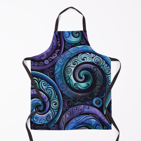 Item preview, New Zealand Māori Paua Pattern Koru Design 791 designed and sold by GrinGalore.