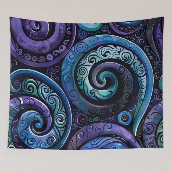 Item preview, New Zealand Māori Paua Pattern Koru Design 791 designed and sold by GrinGalore.