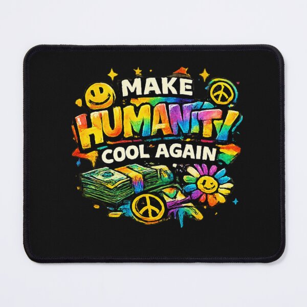Item preview, Make Humanity Cool Again – Retro Activist Street Tee designed and sold by Mosogoloso.