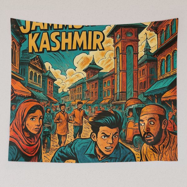 Item preview, Jammu and Kashmir, city  | Comics - Cartoon style designed and sold by ComicsFactory.