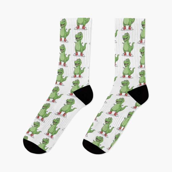 Item preview, Funny Dinosaur in Red Sneakers designed and sold by PriyankaSonara.